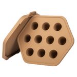 Jucarii, Copii si Bebe - Hrana si alaptare - Biberoane, suzete si accesorii hranire - Articole hranire bebelusi - Tavita inghetare lapte matern Babysnugg din silicon potrivita pentru suzeta de fructe, BPA free, Caramel - Infinity.ro