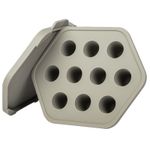 Jucarii, Copii si Bebe - Hrana si alaptare - Biberoane, suzete si accesorii hranire - Articole hranire bebelusi - Tavita inghetare lapte matern Babysnugg din silicon potrivita pentru suzeta de fructe, BPA free, Sand - Infinity.ro