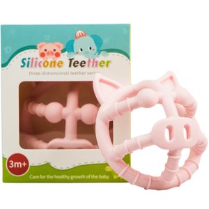 Jucarie Dentitie din Silicon BabySnugg, Porcusor