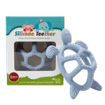 Jucarii, Copii si Bebe - Jucarii si jocuri - Jucarii bebelusi - Jucarii pentru dentitie - Jucarie Dentitie Silicon, Broscuta Albastra - Infinity.ro