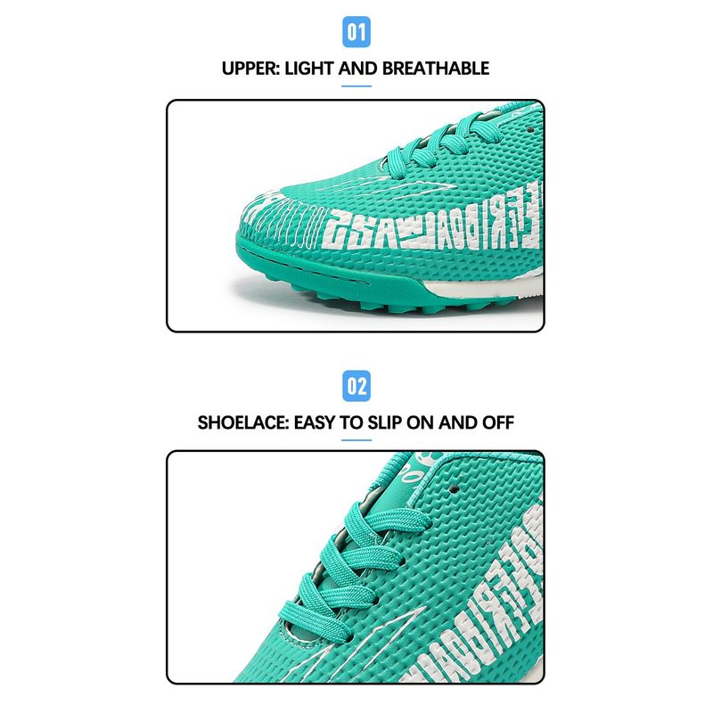 Sport si Outdoor - Echipament Sportiv - Incaltaminte sport - Pantofi sport - Ghete de fotbal copii, MBrands, 7.7  pentru teren sintetic, verde 35 - Infinity.ro