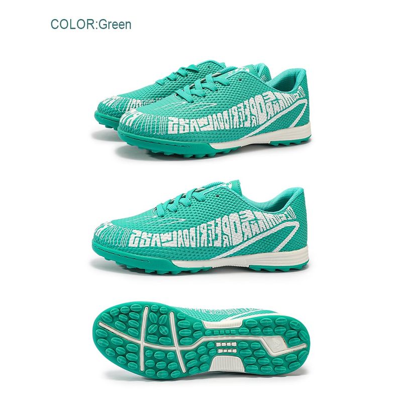Sport si Outdoor - Echipament Sportiv - Incaltaminte sport - Pantofi sport - Ghete de fotbal copii, MBrands, 7.7  pentru teren sintetic, verde 37 - Infinity.ro