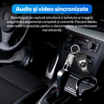 Laptop, Telefoane si Tablete - Wearables si gadgeturi - Gadgeturi - Dispozitive spionaj - Cheie auto spion cu camera ascunsa si breloc, K800, 4K, unghi de vizualizare 75°, baterie 900 mAh, autonomie 2 ore - Infinity.ro