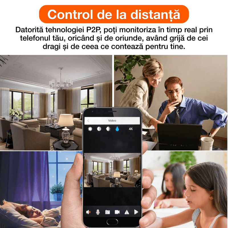 Laptop, Telefoane si Tablete - Wearables si gadgeturi - Gadgeturi - Dispozitive spionaj - Camera ascunsa tip nasture, V4A, WIFI, 1080P, detectarea miscarii, inregistrare ciclica, acces de la distanta, - Infinity.ro