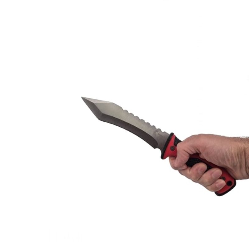 Sport si Outdoor - Camping - Cutite, bricege si accesorii - Cutite si bricege - Cutit tactic de vanatoare, Snake Eye Red, 30 cm, teaca inclusa - Infinity.ro