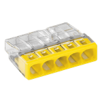 Casa si Gradina - Electrice - Tablouri electrice si accesorii - Conector compact de imbinare, 5 fire, max. 2.5 mm² (100 buc.) - WAGO 2273-205 - Infinity.ro
