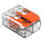 Casa si Gradina - Electrice - Tablouri electrice si accesorii - Conector derivatie 2 fire, max. 4 mm² (100 buc.) - WAGO 221-412 - Infinity.ro