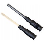 Sport si Outdoor - Camping - Cutite, bricege si accesorii - Cutite si bricege - Cutit tactic de vanatoare si camping, 31 cm, fluier si cremene, otel inoxidabil, negru - Infinity.ro