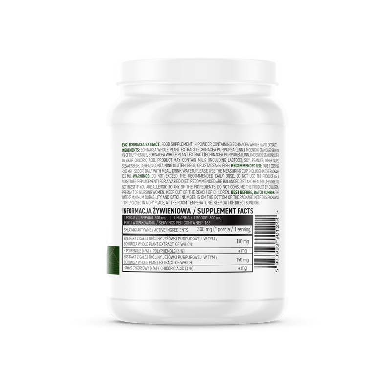 Ingrijire personala si Cosmetice - Sanatate si wellness - Suplimente alimentare - Vitamine si minerale - OstroVit Echinacea Extract pudra 50 grame - Infinity.ro