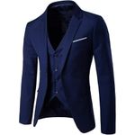 Fashion, accesorii si bijuterii - Barbati - Imbracaminte - Costume barbati - Costum barbati Mbrands bleumarin cu 3 piese, inchidere 1 nasture L - Infinity.ro