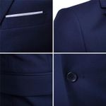 Fashion, accesorii si bijuterii - Barbati - Imbracaminte - Costume barbati - Costum barbati Mbrands bleumarin cu 3 piese, inchidere 1 nasture L - Infinity.ro