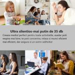 Casa si Gradina - Decoratiuni - Aromaterapie si lumanari - Difuzoare aromaterapie - Difuzor uleiuri aromaterapie PetraBliss, hand-made din fier forjat, umidificator, lampa de veghe cu 7 optiuni de culori - Infinity.ro