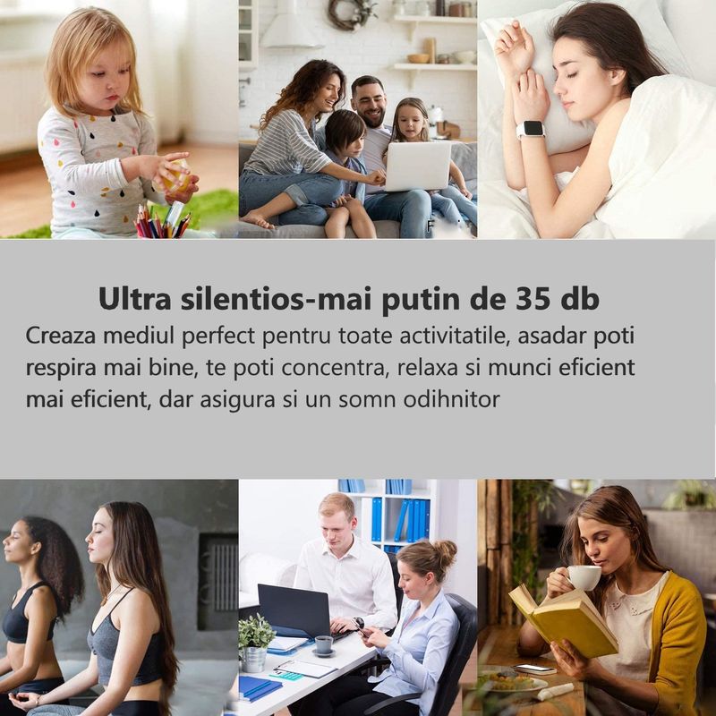 Casa si Gradina - Decoratiuni - Aromaterapie si lumanari - Difuzoare aromaterapie - Difuzor uleiuri aromaterapie PetraBliss, hand-made din fier forjat, umidificator, lampa de veghe cu 7 optiuni de culori - Infinity.ro