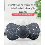 Ingrijire personala si Cosmetice - Sanatate si wellness - Articole wellness - Aparate si dispozitive de masaj - Dispozitiv inteligent PetraBliss de masaj EMS, cu aplicatie dedicata, 8 tipuri de masaj, 10 trepte de intensitate, Negru - Infinity.ro