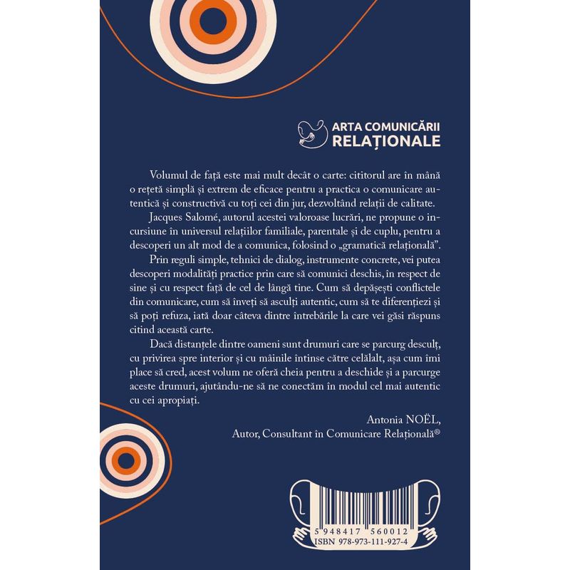 Carti si Birotica - Carti - Marketing si comunicare - Fii tu insuti cand vorbesti! Manual esential de gramatica relationala prin Metoda ESPERE® - Infinity.ro