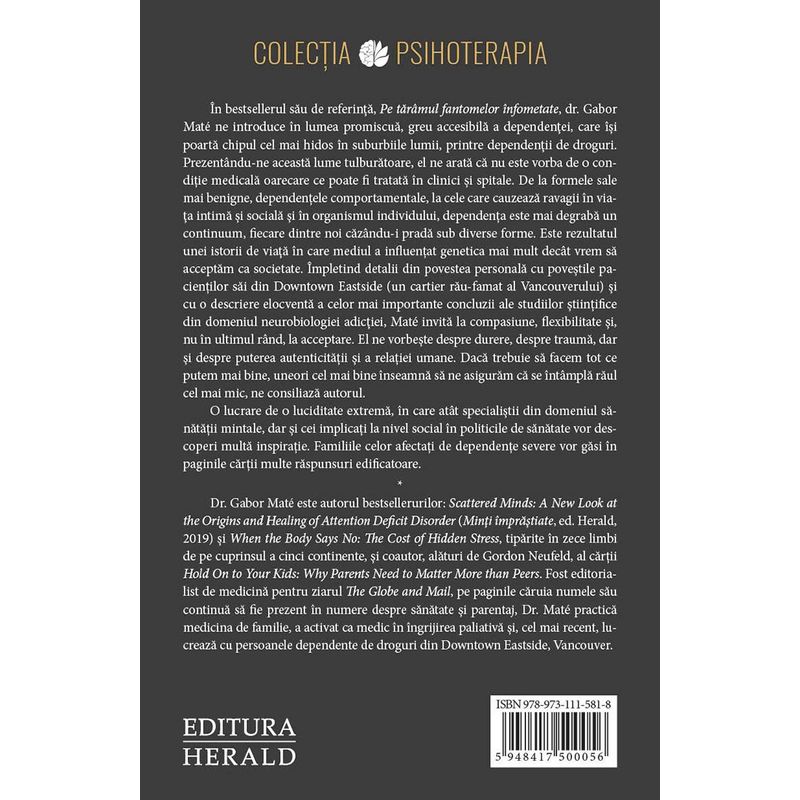 Carti si Birotica/Carti/Bestseller - Pe taramul fantomelor infometate - Prizonieri in lumea dependentei - Infinity.ro