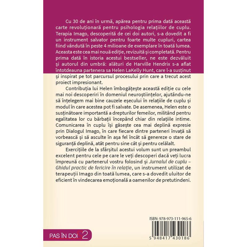 Carti si Birotica - Carti - Bestseller - Primeste iubirea pe care o doresti - Ghid pentru cupluri -Terapia IMAGO - Infinity.ro