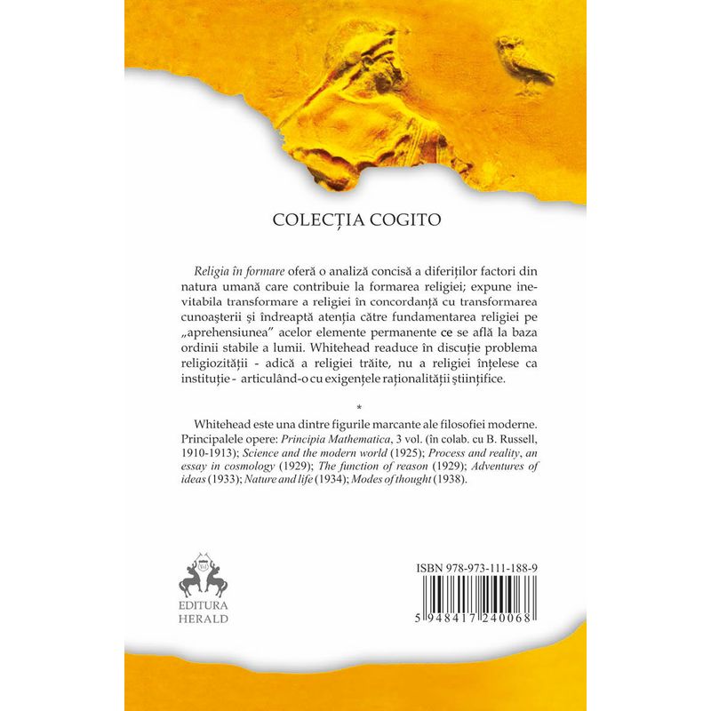 Carti si Birotica - Carti - Stiinte sociale si politica - Religia in formare - Infinity.ro