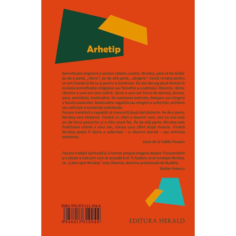 Carti si Birotica - Carti - Dezvoltare personala - Calea spre Nirvana - Infinity.ro