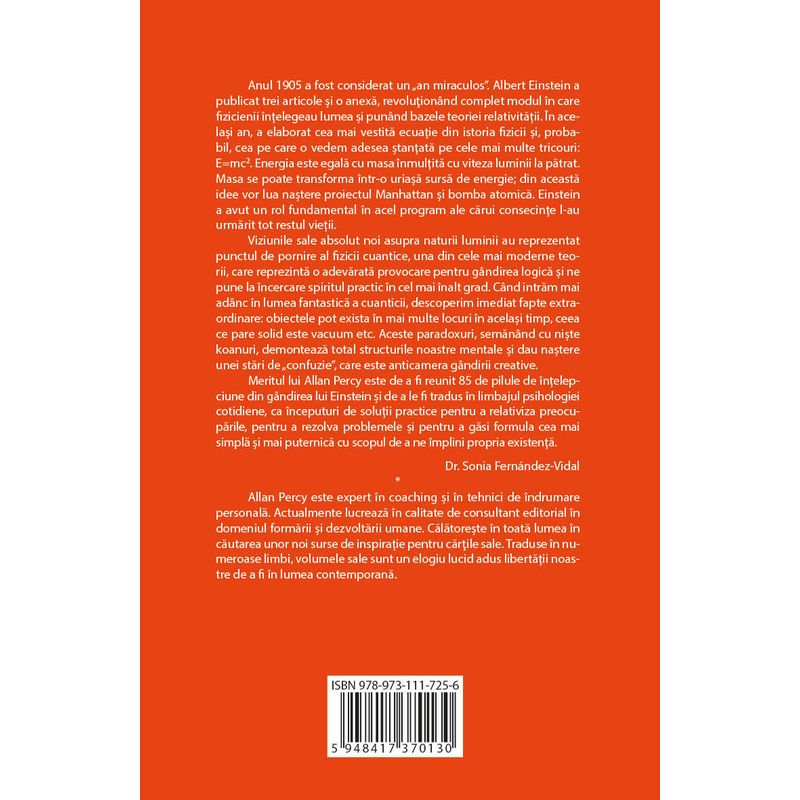 Carti si Birotica - Carti - Dezvoltare personala - Einstein pentru debusolati - Solutii atomice pentru probleme relativ grave - Infinity.ro