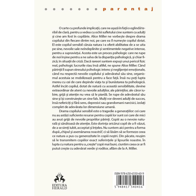 Carti si Birotica - Carti - Parenting - Drama copilului interior - Prizonieri ai copilariei in cautarea adevaratului sine - Infinity.ro