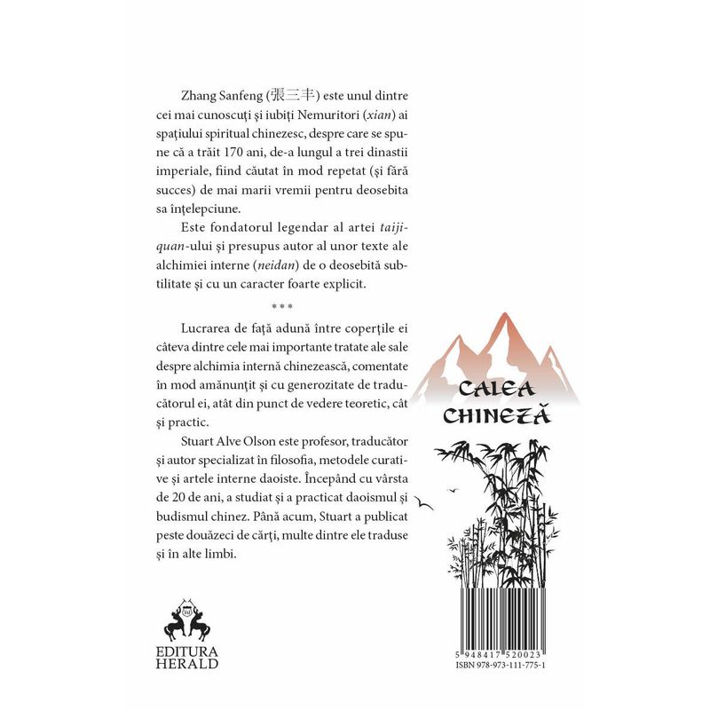 Carti si Birotica - Carti - Dezvoltare personala - Rafinarea Elixirului - Invataturi despre alchimia interna ale Nemuritorului daoist Zhang Sanfeng - Infinity.ro