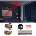 Casa si Gradina - Decoratiuni - Ceasuri - Ceas multifunctional cu proiectie pe tavan, port USB pentru incarcarea telefonului, afisarea temperaturii si umiditatii - Infinity.ro