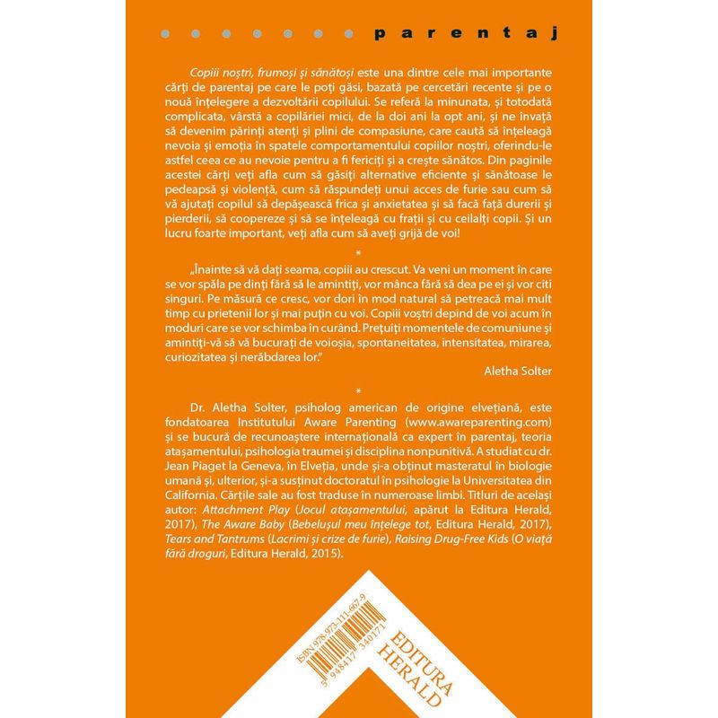Carti si Birotica - Carti - Parenting - Copiii nostri, frumosi si sanatosi - Cum sa te vindeci prin joc, rasete si lacrimi - Infinity.ro