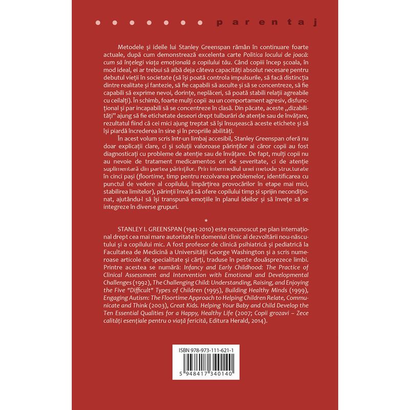 Carti si Birotica - Carti - Parenting - Politica locului de joaca - Infinity.ro