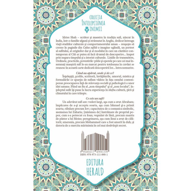 Carti si Birotica - Carti - Stiinte sociale si politica - Calea Sufita - Infinity.ro