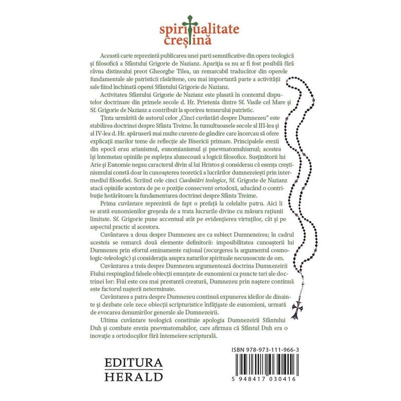 Carti si Birotica - Carti - Religie - Cuvantari teologice - Cinci cuvantari despre Dumnezeu - Infinity.ro