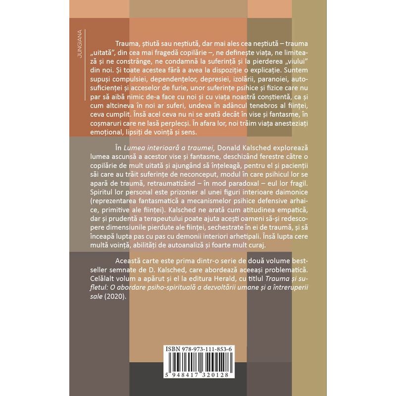 Carti si Birotica - Carti - Bestseller - Lumea interioara a traumei - Mecanisme defensive arhetipale ale spiritului personal - Infinity.ro