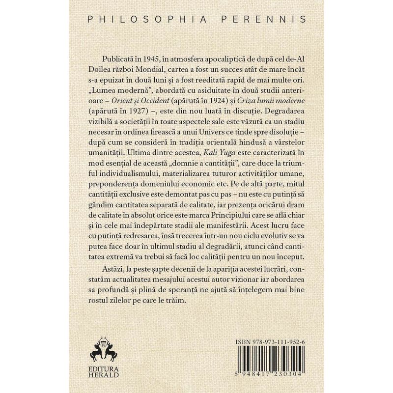Carti si Birotica - Carti - Istorie - Domnia cantitatii si semnele vremurilor - Infinity.ro