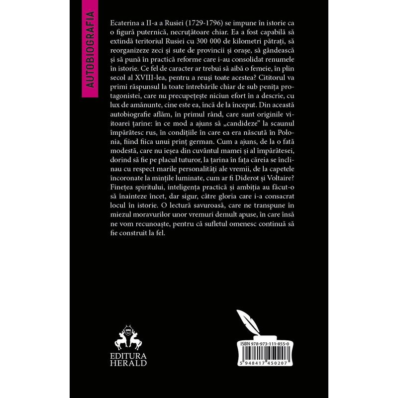 Carti si Birotica - Carti - Dezvoltare personala - Memoriile tarinei care a schimbat lumea (Autobiografia) - Infinity.ro