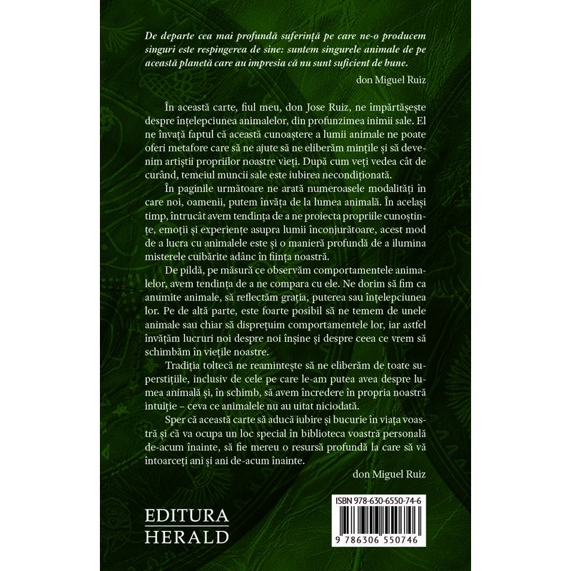 Carti si Birotica - Carti - Dezvoltare personala - Animale de putere in practica samanica - Ce ne invata si cum ne pot ajuta ghizii spirituali din lumea animala - Infinity.ro