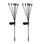 Casa si Gradina - Corpuri si surse de iluminat - Iluminat exterior - Lampi solare - Set 2 lampi solare de gradina tip Bulbi - Infinity.ro