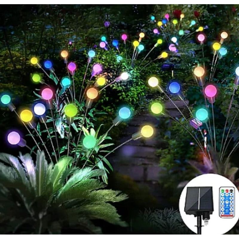 Casa si Gradina - Corpuri si surse de iluminat - Iluminat exterior - Lampi solare - Set 2 lampi solare de gradina tip Bulbi - Infinity.ro