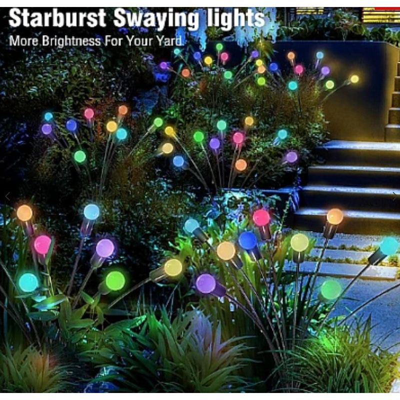 Casa si Gradina - Corpuri si surse de iluminat - Iluminat exterior - Lampi solare - Set 2 lampi solare de gradina tip Bulbi - Infinity.ro