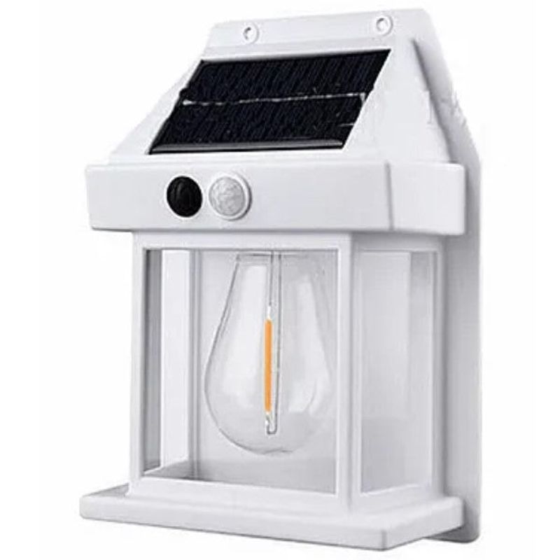 Casa si Gradina - Corpuri si surse de iluminat - Veioze si lampi - Lampadare - Lampa solara de perete LED cu senzor de miscare fara fir 3W Coba, lumina decorativa - Infinity.ro