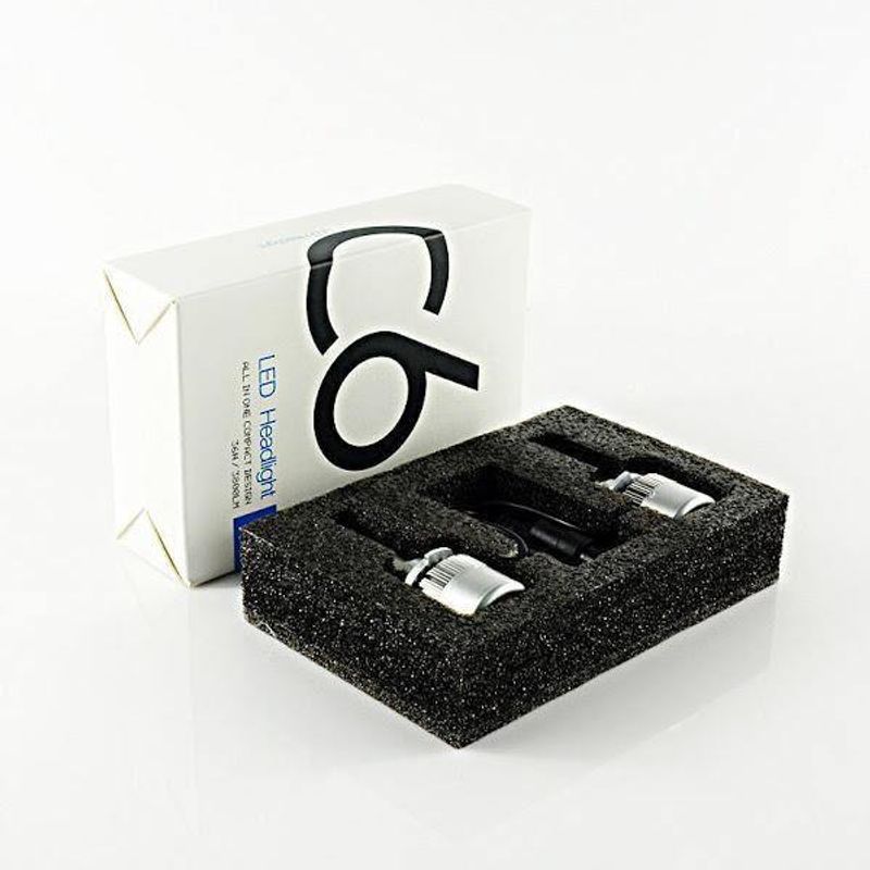 Casa si Gradina - Corpuri si surse de iluminat - Becuri si tuburi neon - Becuri - Set 2 Becuri Auto LED C6 H7, Iluminare Puternica 7600 Lumeni, Consum Redus 36W - Infinity.ro