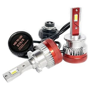 Set 2 becuri LED D2S, D2R Canbus, 90W, 5600Lm, 10000K, lumina alb-albastra rece