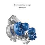 Ingrijire personala si Cosmetice - Sanatate si wellness - Articole wellness - Aparate si dispozitive de masaj - Perna de Masaj Electrica, cu Spuma de Memorie, Incarcare USB, Roz - Infinity.ro