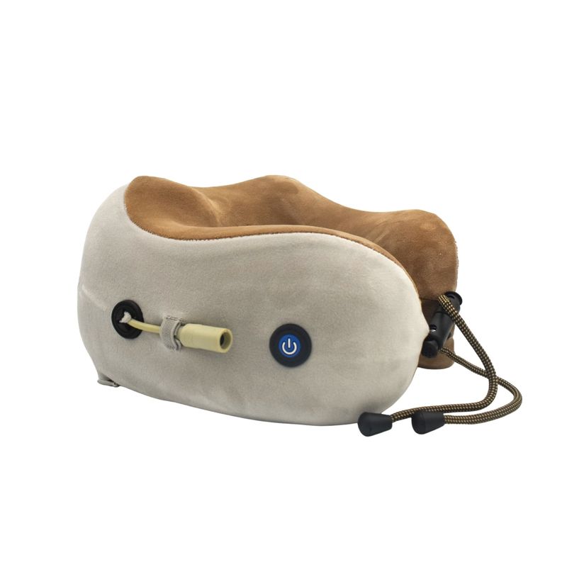 Ingrijire personala si Cosmetice - Sanatate si wellness - Articole wellness - Aparate si dispozitive de masaj - Perna de Masaj Electrica, cu Spuma de Memorie, Incarcare USB, Roz - Infinity.ro