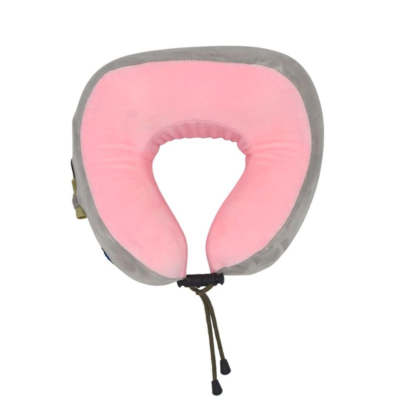 Ingrijire personala si Cosmetice - Sanatate si wellness - Articole wellness - Aparate si dispozitive de masaj - Perna de Masaj Electrica, cu Spuma de Memorie, Incarcare USB, Roz - Infinity.ro