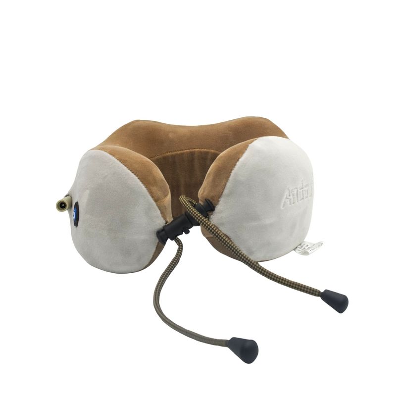 Ingrijire personala si Cosmetice - Sanatate si wellness - Articole wellness - Aparate si dispozitive de masaj - Perna de Masaj Electrica, cu Spuma de Memorie, Incarcare USB, Roz - Infinity.ro