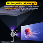 TV, Audio-Video si Foto - Videoproiectoare si accesorii - Videoproiectoare - Mini videoproiector 4K, 3D,1200, 1GB RAM+8GB ROM, wifi, bluetooth, suport telescopic rotativ 90° integrat, sunet HIFI - Infinity.ro