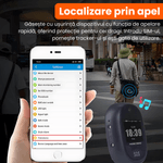 Laptop, Telefoane si Tablete - Wearables si gadgeturi - Gadgeturi - Dispozitive anti-pierdere - Dispozitiv inteligent cu buton SOS, tracker GPS 4G, monitorizare si localizare, anti-pierdere, apel bidirectional - Infinity.ro