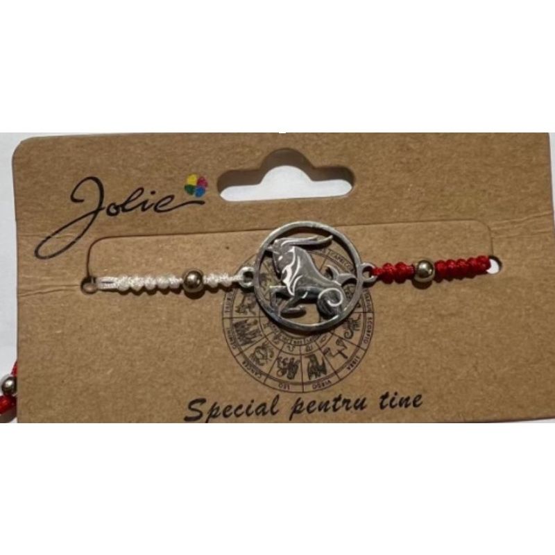 Fashion, accesorii si bijuterii - Femei - Bijuterii femei - Bratari femei - Martisor bratara zodiac, jolie, 5x9 cm, capricorn - Infinity.ro