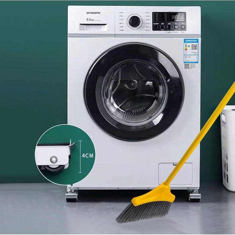 Electronice si Electrocasnice - Masini si uscatoare de rufe - Accesorii masini de spalat si uscatoare - Suport mobil extensibil, metalic, cu roti si baza telescopica pentru mutarea mobilei - Infinity.ro