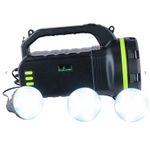 Casa si Gradina - Corpuri si surse de iluminat - Iluminat exterior - Lampi solare - Kit solar CL-18 cu radio si lanterna 10W + 3 becuri - Infinity.ro